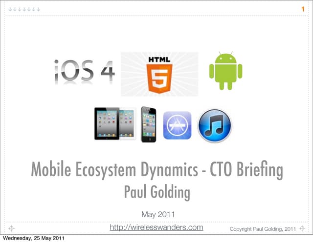 Mobile Ecosystem Dynamics (CTO Briefing)
