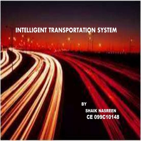 intelligent transportation systems
