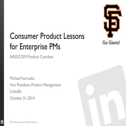 Consumer Internet Lessons for Enterprise Product Managers