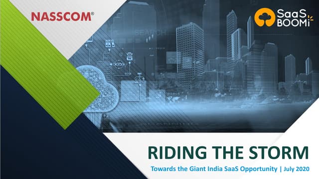 Riding the Storm Towards the Giant India SaaS Opportunity