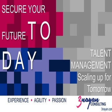Talent Management - NASSCOM Session for Software Products 2014