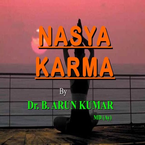Nasya karma