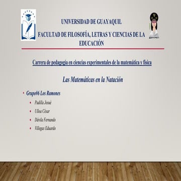 Las matemáticas en el deporte de la natación