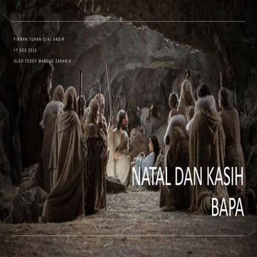 Natal dan Kasih Bapa : Sebuah gambaran singkat Kasih Allah terhadap Anda dan ...
