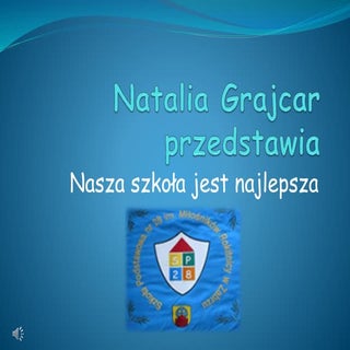 II miejsce Natalia Grajcar kl. Va