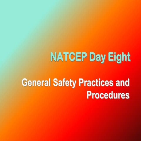 Natcep day 8 part one | PPTX | First Aid | Injuries