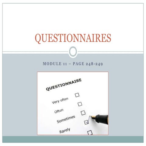 Questionnaires for N4, N5 and N6 Communication students at FET Colleges, Sout...