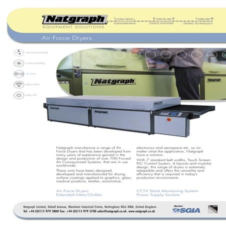 Natgraph Air Force Dryers &amp; Options