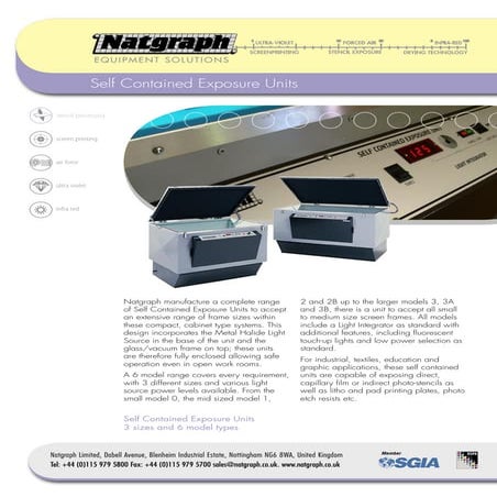 Natgraph Self Contained Exposure Units