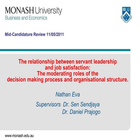 PhD - Mid Candidature Review 