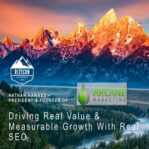 Actionable Local SEO Tips - RizeCon - Nathan Hawkes