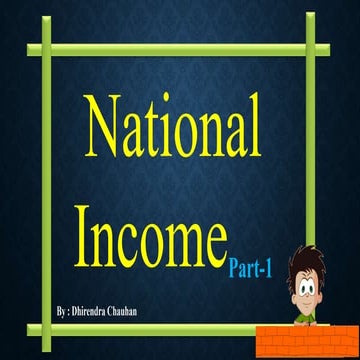 Natioanl income c