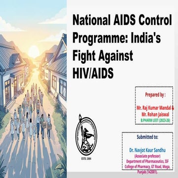 National aids control programme | PPTX
