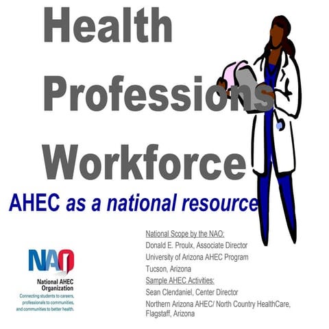 National And Arizona Ahec Program Presentation | PPT