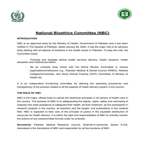 National bioethics-committee-guidelines