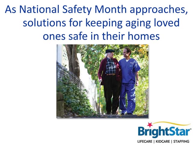 National Safety Month: Keeping aging loved ones safe at home