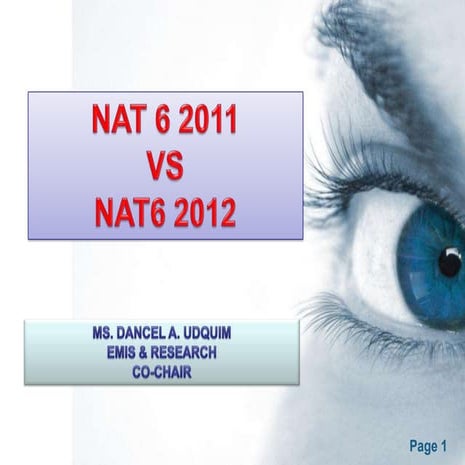 National 2011 vs 2012