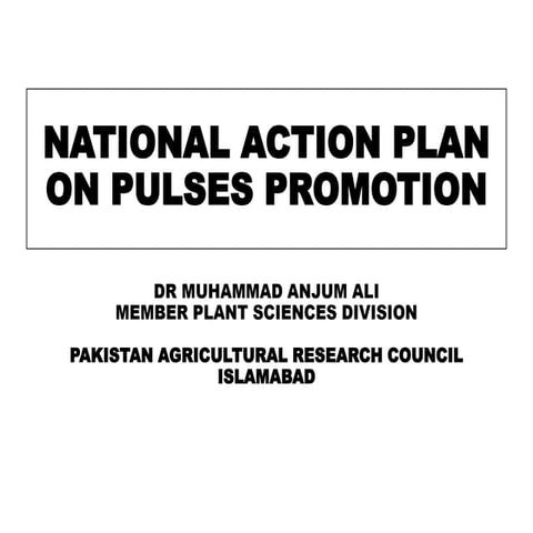 NATIONAL ACTION PLAN ON PULSES | PDF