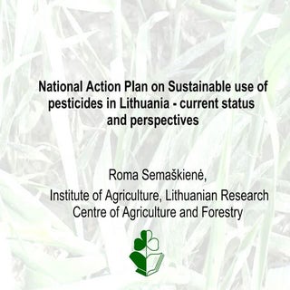 National action plan on sustainable...