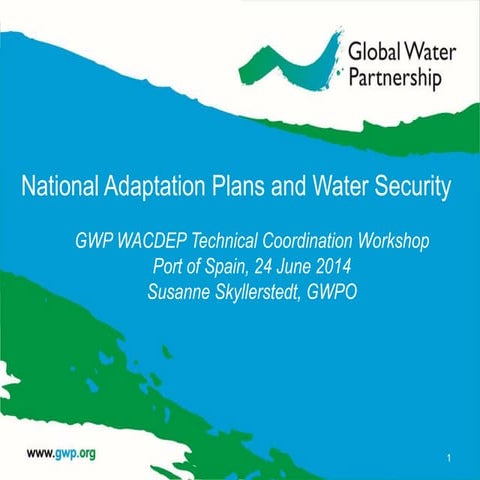 The sample NAP process based on the UNFCCC NAP technical guidelines | PDF