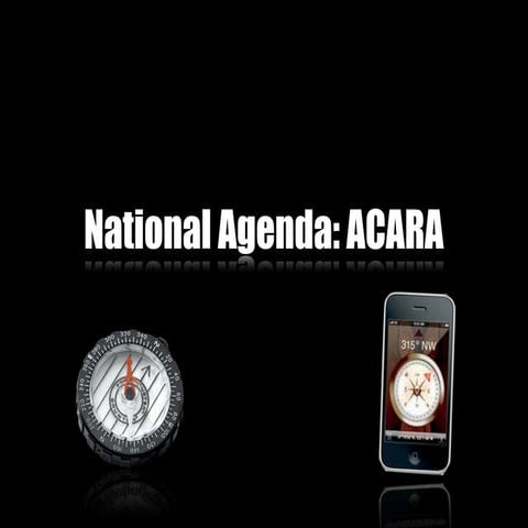 National Agenda ACARA