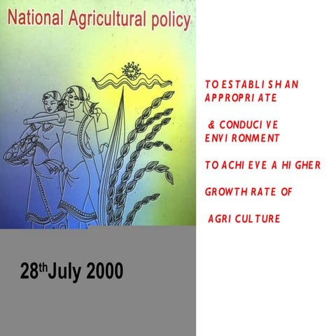 National agricultural policy
