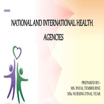 NATIONAL AND INTERNATIONAL HEALTH AGENCIES.pptx