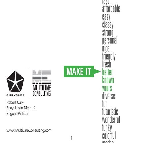 National black mba conference presentation