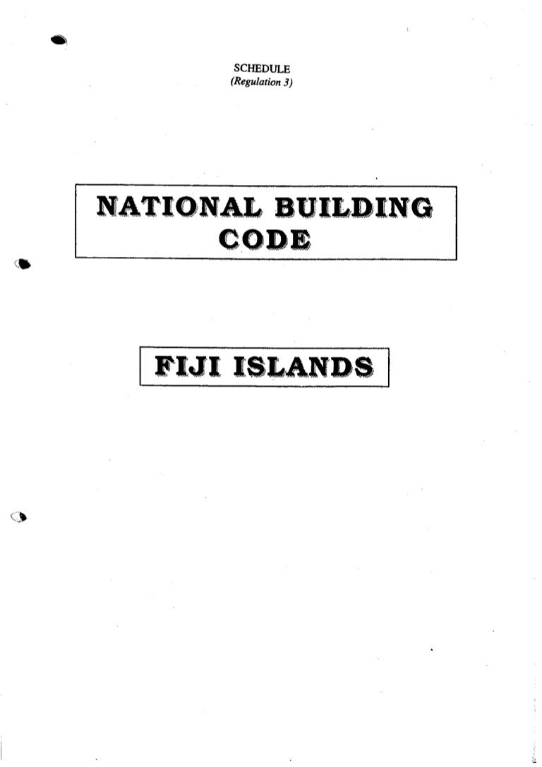 National building code of fiji
