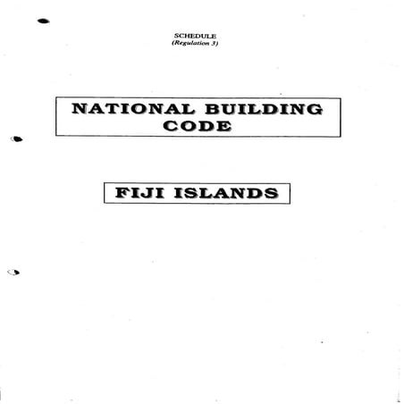 National building code of fiji