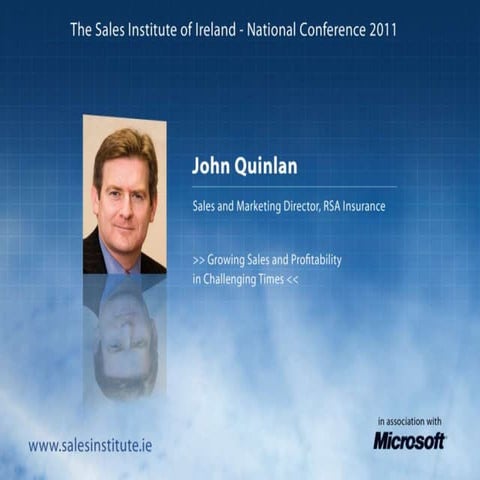 National conference 2011   john quinlan - rsa (26.05.11)