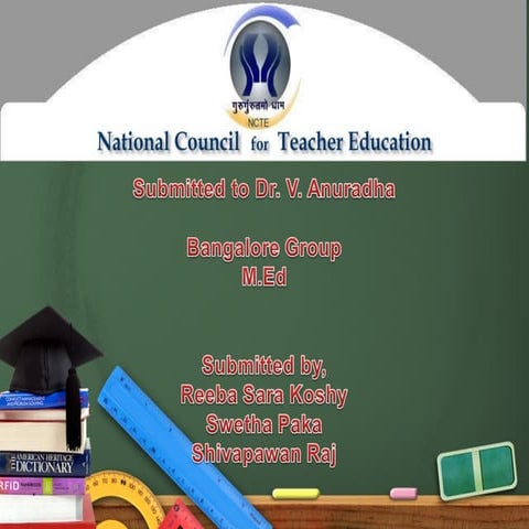 National council for teacher education