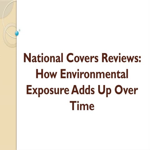 National Covers Reviews: How Environmental Exposure Adds Up Over Time ...