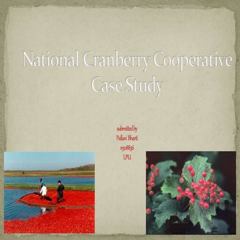 National cranberry cooperative
