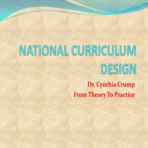 National Curriculum Design
