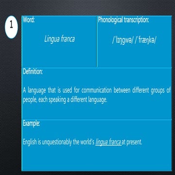 National curriculum guidelines vocabulary
