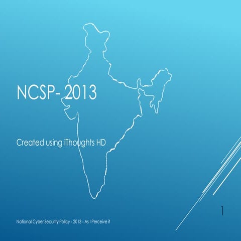 National cyber security policy  2013
