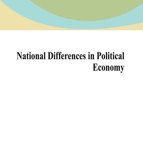 National differences in political economy