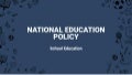 National Education Policy 