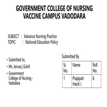 National Education Policy in  india 2020