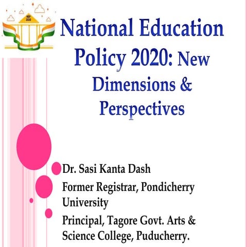 NEP 2020 ppt | PPTX