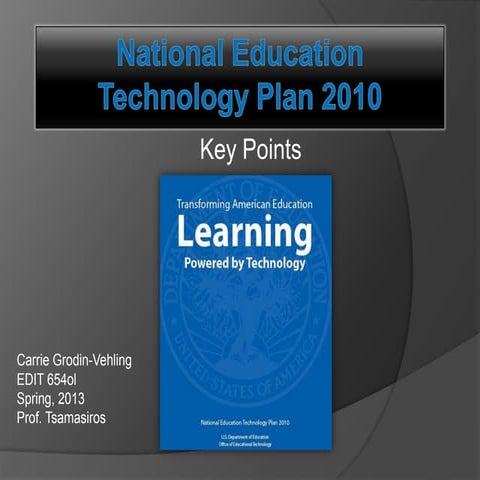 National Education Technology Plan 2010