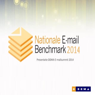 DDMA Nationale E-mail Benchmark 2014