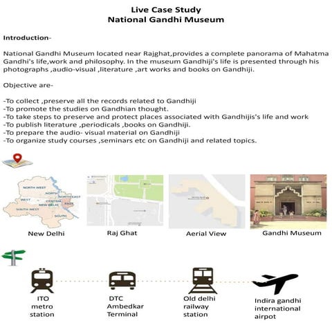 Case Study on National Gandhi Museum, New Delhi