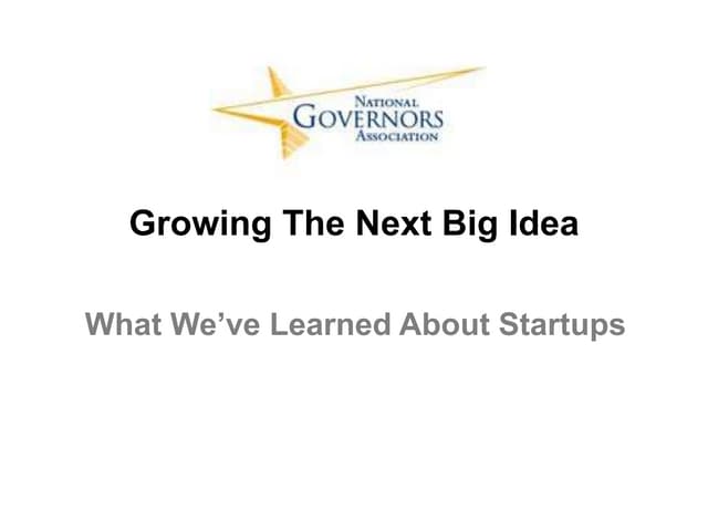 National governors association july 2012