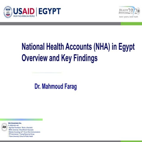 The health system in Egypt | PPTX