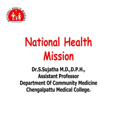 National health mission