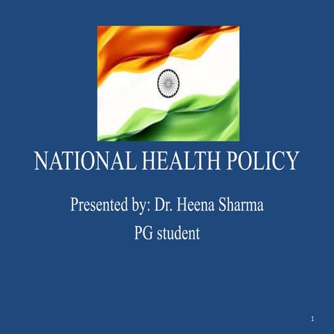 National health policy