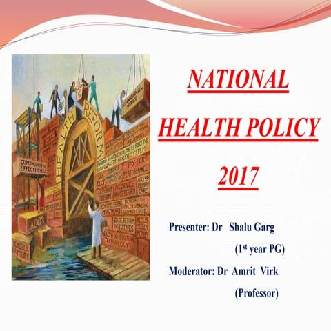 National health policy 2017
