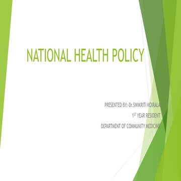 National Health Policy (Nepal)